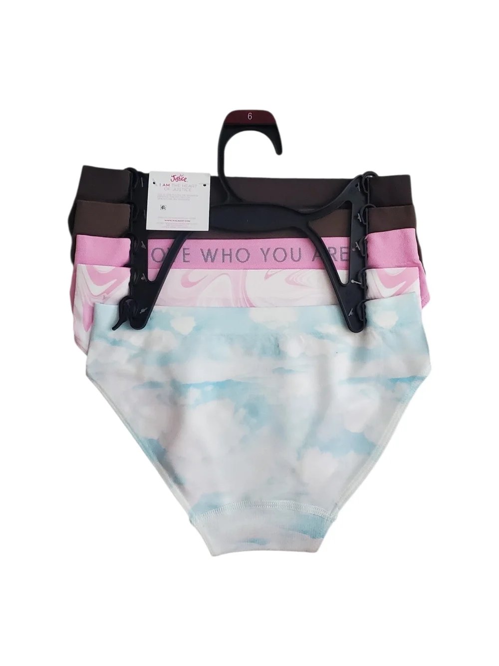 Justice Girls 5-Pack Bikini Briefs
